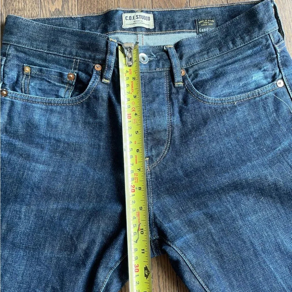 C.O.F Studio Circle Of Friends Candiani Medium Wash Denim Jeans Size 30 - Picture 7 of 13